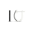 Load image into Gallery viewer, 0.50-ctw-huggie-hoop-black-diamond-earrings-in-white-gold-FDEAR11260GBLACKANGLE2-0.50-NL-WG