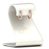 Load image into Gallery viewer, 0.50-ctw-huggie-hoop-diamond-earrings-in-rose-gold-FDEAR11260ANGLE2-0.50-NL-RG