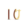 Load image into Gallery viewer, 0.50-ctw-huggie-hoop-ruby-earrings-in-yellow-gold-FDEAR11260GRUDRANGLE2-0.50-NL-YG