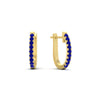 Load image into Gallery viewer, 0.50-ctw-huggie-hoop-sapphire-earrings-in-yellow-gold-FDEAR11260GSABLANGLE2-0.50-NL-YG