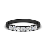 Load image into Gallery viewer, 0.70-carat-basket-prong-7-asscher-cut-anniversary-ring-in-black-gold-fdwb8008assleep-0.75ct-nl-bg.jpg?v=1774260284