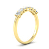 Load image into Gallery viewer, 0.70-ct-asscher-cut-seven-stone-diamond-band-in-yellow-gold-fdwb8008asangle2-0.75ct-nl-yg.jpg?v=1774260284
