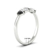 Load image into Gallery viewer, 0.75-carat-5-stone-wedding-band-black-diamond-teardrop-in-white-gold-fdwb8008peblackangle2-0.75ct-nl-wg-hw.jpg