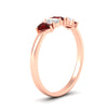 Load image into Gallery viewer, 0.75-carat-5-stone-wedding-band-ruby-teardrop-in-rose-gold-fdwb8008pegrudrangle2-0.75ct-nl-rg.jpg