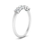 Load image into Gallery viewer, 0.75-carat-basket-5-asscher-cut-wedding-ring-in-white-gold-FD10118B-0.15-ANGLE3-NL-WG