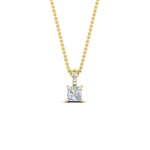 Load image into Gallery viewer, 0.75-carat-pave-bail-pendant-princess-cut-diamond-in-yellow-gold-fdpd11636prangle1-5.00mm-nl-yg.jpg?v=1769773610