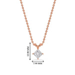 Load image into Gallery viewer, 0.75-carat-princess-cut-kite-solitaire-diamond-pendant-in-rose-gold-FDPD10811prangle2-0.75_ct-rg-hw?v=1758014492