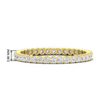 Load image into Gallery viewer, 0.75-carat-round-bezel-set-diamond-eternity-wedding-band-in-yellow-gold-FD8072ROB-0.72CT-NL-YG-HW?v=1751956576