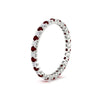 Load image into Gallery viewer, 0.75-carat-round-cut-bezel-set-diamond-and-ruby-eternity-wedding-band-in-white-gold-FD8072ROBGRUDRANGLE2-0.72CT-NL-WG?v=1774347027