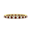 Load image into Gallery viewer, 0.75-carat-round-cut-bezel-set-diamond-and-ruby-eternity-wedding-band-in-yellow-gold-FD8072ROBGRUDR-0.72CT-NL-YG?v=1774347027