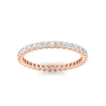 Load image into Gallery viewer, 0.75-carat-round-cut-bezel-set-diamond-eternity-wedding-band-in-rose-gold-FD8072ROBANGLE5-0.72CT-NL-RG?v=1774347027