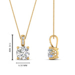 Load image into Gallery viewer, 0.75-carat-round-cut-diamond-filigree-pendant-in-FDPD10681RO-0.75CTANGLE2-NL-YG