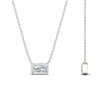 Load image into Gallery viewer, 0.75-ct-east-west-radiant-cut-bezel-diamond-pendant-in-white-gold-fdpd11763raangle2-0.75ct-nl-wg.jpg