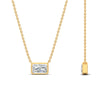 Load image into Gallery viewer, 0.75-ct-east-west-radiant-cut-bezel-diamond-pendant-in-yellow-gold-fdpd11763raangle2-0.75ct-nl-yg.jpg