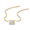 Load image into Gallery viewer, 0.75-ct-east-west-radiant-cut-bezel-diamond-pendant-in-yellow-gold-fdpd11763rasleep-0.75ct-nl-yg.jpg