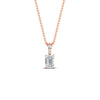 Load image into Gallery viewer, 0.75-ct-emerald-cut-diamond-necklace-with-pave-bail-in-rose-gold-fdpd11636emangle1-6.5X4.5mm-nl-rg.jpg?v=1769514555