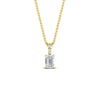 Load image into Gallery viewer, 0.75-ct-emerald-cut-diamond-necklace-with-pave-bail-in-yellow-gold-fdpd11636emangle1-6.5X4.5mm-nl-yg.jpg?v=1769514555