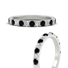 Load image into Gallery viewer, 0.75-ct-french-pave-round-black-diamond-stackable-band-in-white-gold-FD8370GBLACKANGLE3-0.75CT-NL-WG.jpg