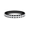 Load image into Gallery viewer, 0.75-ct-french-pave-round-diamond-stackable-band-in-black-gold-FD8370-0.75CT-NL-BG.jpg