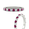 Load image into Gallery viewer, 0.75-ct-french-pave-round-pink-sapphire-stackable-band-in-white-gold-FD8370GSADRPIANGLE3-0.75CT-NL-WG.jpg