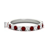 Load image into Gallery viewer, 0.75-ct-french-pave-round-ruby-stackable-band-in-white-gold-FD8370GRUDR-0.75CT-NL-WG-HW.jpg