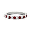 Load image into Gallery viewer, 0.75-ct-french-pave-round-ruby-stackable-band-in-white-gold-FD8370GRUDR-0.75CT-NL-WG.jpg