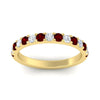 Load image into Gallery viewer, 0.75-ct-french-pave-round-ruby-stackable-band-in-yellow-gold-FD8370GRUDRANGLE5-0.75CT-NL-YG.jpg