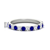 Load image into Gallery viewer, 0.75-ct-french-pave-round-sapphire-stackable-band-in-white-gold-FD8370GSABL-0.75CT-NL-WG-HW.jpg
