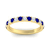 Load image into Gallery viewer, 0.75-ct-french-pave-round-sapphire-stackable-band-in-yellow-gold-FD8370GSABLANGLE5-0.75CT-NL-YG.jpg