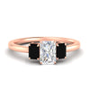 Load image into Gallery viewer, 0.75-ct-radiant-cut-three-stone-black-diamond-engagement-ring-in-rose-gold-fdenr9299ragblacksleep-0.75ct-nl-rg.jpg