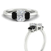 Load image into Gallery viewer, 0.75-ct-radiant-cut-three-stone-black-diamond-engagement-ring-in-white-gold-fdenr9299ragblackangle3-0.75ct-nl-wg.jpg