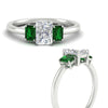 Load image into Gallery viewer, 0.75-ct-radiant-cut-three-stone-emerald-engagement-ring-in-white-gold-fdenr9299ragemgrangle3-0.75ct-nl-wg.jpg