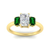Load image into Gallery viewer, 0.75-ct-radiant-cut-three-stone-emerald-engagement-ring-in-yellow-gold-fdenr9299ragemgrangle5-0.75ct-nl-yg.jpg