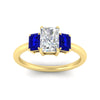 Load image into Gallery viewer, 0.75-ct-radiant-cut-three-stone-sapphire-engagement-ring-in-yellow-gold-fdenr9299ragsablangle5-0.75ct-nl-yg.jpg