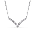 Load image into Gallery viewer, 0.75-ct-round-diamond-V-graduated-necklace-in-FDNK8068ANGLE1-0.75-CT-NL-WG