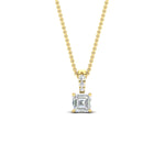 Load image into Gallery viewer, 0.75-ct-square-asscher-cut-diamond-pave-pendant-in-yellow-gold-fdpd11636asangle1-5.00mm-nl-yg.jpg?v=1769514551