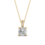 Load image into Gallery viewer, 0.75-ct-asscher-cut-diamond-filigree-pendant-in-FDPD10681AS-0.75CTANGLE2-NL-YG