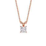 Load image into Gallery viewer, 0.75-ct.-diamond-princess-cut-solitaire-necklace-in-rose-gold-FDPD8469ANGLE1-PR-0.75-RG.jpg?v=1758712604
