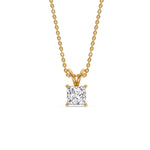 Load image into Gallery viewer, 0.75-ct.-diamond-princess-cut-solitaire-necklace-in-yellow-gold-FDPD8469ANGLE1-PR-0.75-YG.jpg?v=1758712604