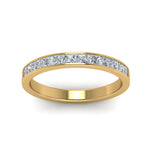 Load image into Gallery viewer, 0.75-ct.-princess-cut-diamond-channel-wedding-ring-in-18K-yellow-gold-FD8382-0.75CTBANGLE5-NL-YG