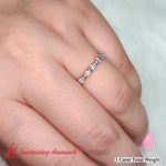 Load image into Gallery viewer, East West Pear Eternity Band