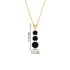 Load image into Gallery viewer, 1-carat-3-stone-black-diamond-necklace-pendant-in-yellow-gold-FDPD11293GBLACKANGLE1-1.00CT-NL-YG-HW.jpg?v=1752569872