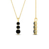 Load image into Gallery viewer, 1-carat-3-stone-black-diamond-necklace-pendant-in-yellow-gold-FDPD11293GBLACKANGLE2-1.00CT-NL-YG.jpg?v=1752569872