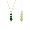 Load image into Gallery viewer, 1-carat-3-stone-emerald-necklace-pendant-in-yellow-gold-FDPD11293GEMGRANGLE2-1.00CT-NL-YG.jpg?v=1752569873