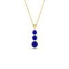 Load image into Gallery viewer, 1-carat-3-stone-sapphire-necklace-pendant-in-yellow-gold-FDPD11293GSABLANGLE1-1.00CT-NL-YG.jpg?v=1752569873