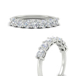 Load image into Gallery viewer, 1-carat-7-round-diamond-anniversary-band-ring-in-white-gold-FD8008B7ANGLE3-1.00CT-NL-WG