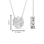 Load image into Gallery viewer, 1-carat-round-cut-diamond-7-stone-cluster-flower-women-pendant-in-fdpd10840-1-00-ct-fancy-1-wg