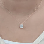 Load image into Gallery viewer, 1-carat-7-stone-flower-diamond-two-tone-pendant-in-yellow-gold-fdpd10840-fancyimage