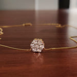 Load image into Gallery viewer, 1-carat-7-stone-flower-diamond-two-tone-pendant-in-yellow-gold-fdpd10840-fancyimage1