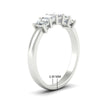 Load image into Gallery viewer, 1-carat-Five-stone-emerald-cut-diamond-anniversary-band-in-white-gold-fdwb8008emangle2-1.00ct-nl-wg-hw